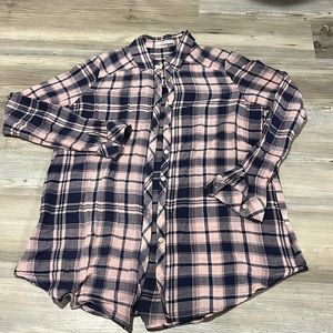 Free bird button up blouse size small